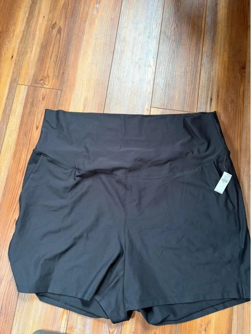 NWT Old Navy Active Maternity Powersoft High Rise Black Shorts XXL